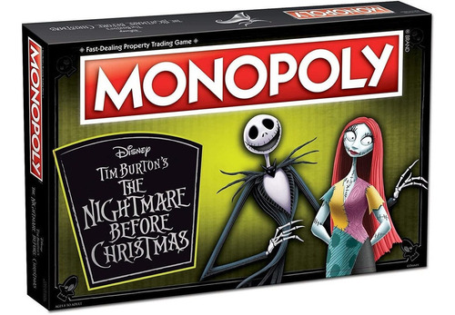 Monopoly Disney Pesadilla Antes De Navidad Juego De Mesa | M