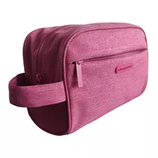 Necessaire Resistente Robusta Rosa Tamanho Grande