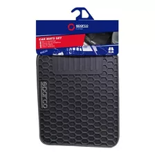 Sparco Alfombra De Goma 3 Piezas Car Mats Gris