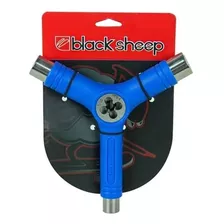 1 Chave Black Sheep Cossinete Azul + 2 Chupeta Skate