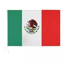 Bandera De México De Poliéster Medida De 60x90 Cm