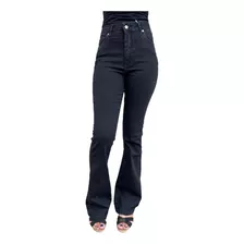 Calca Jeans Lycra Flare Feminina Black Wf2040 - Wrangler