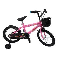 Bicicleta Infantil Para Niña Rodada 16 Color Rosa