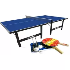 Mesa Tenis Mesa / Ping Pong 1001 Klopf Mdp 15mm + Kit 5030