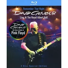 David Gilmour Remember That Night [blu-ray] Lacrado Region B