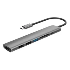 Adaptador 7 Em 1 Leitor Sd 4k Hdmi Usb C Macbook Pro M3 M2