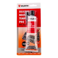 Adeviso Cola Silicone Alta Temperatura Preto Pro Wurth 85g