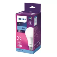 Kit 7 Lampadas Led Bulbo 23w 2300lm Bivolt 6500k Philips