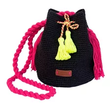 Bolsa Saco Feminina Artesanal Cores