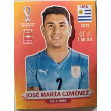 Figurita De Jose María Giménez Uruguay Qatar 2022