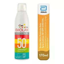 Protector Solar Para Niños F50+ Emolan 170 Ml