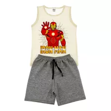 Conjunto Infantil Personagem Menino Pijama Verão 1 Ao 8 Anos