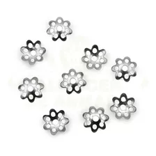 Casquete Flor A104 Pack 24 Unds 1 Cm Perlas Terminal Deco