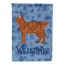 Carolines Treasures Ck4817gf American Bobtail 2 Cat Welcome