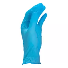 Guantes Descartables Antideslizantes Protex Examen Protexión Color Azul Talle L De Nitrilo X 100 Unidades