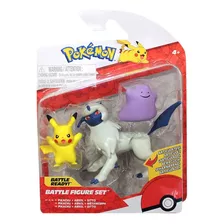 Pack Figuras Original De Pokemon, Pikachu + Absol + Ditto