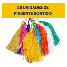 Pingente De Seda Tassel - Franja- 50 Unidades- Sortido Lindo