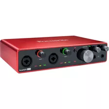 Scarlett 8i6 Interface Audio Usb Focusrite - 3ra Gen Color Rojo 100v/240v