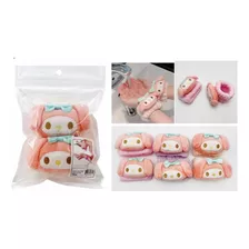 Set 2 Muñequeras Colets Cabello 2 En 1 My Melody Y Kuromi