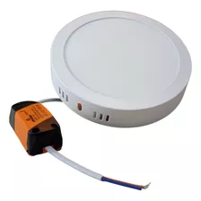 Panel Led 12w Superficial Circular Luz Blanca Hammer