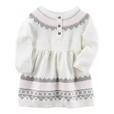 Vestido De Punto Para Bebés Carters - Talla: 18m