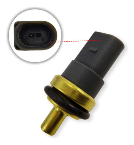 Pacha Conector Sensor De Tempereratura Volkswagen Gol Foto 2