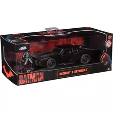 Batimóvil 1/32 The Batman 2022 Con Figura Metálica Jada