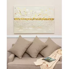 Cuadros Modernos Abstractos Pintados A Mano Sillon Living Texturados - $  89.500