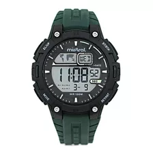 Reloj Mistral Hombre Deportivo Gdx-daq-03 Silicona 100m Color De La Malla Verde Color Del Bisel Negro