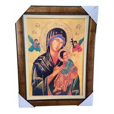 Quadro Decorativo Nossa Senhora Do Perpétuo Socorro 66x76cm