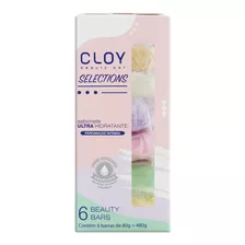 Kit Sabonete Cloy Beauty Bar Selections 6x80g Hidratante