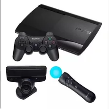Sony Playstation 3 Super Slim 500gb Con Mandos Y Cámara