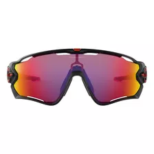 Anteojos Gafas Lentes De Sol Oakley Jawbreaker Oo9290 20 Color Matte Black Color De La Lente Prizm Road/red Color De La Varilla Negro Mate/red Color Del Armazón Negro Mate/red