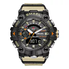 Reloj Smael Deportivo, Tipo Militar, Impermeable, Led Digi..