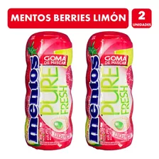 Mentos Berries Limón - Goma De Mascar Sin Azúcar (pack 2uni)