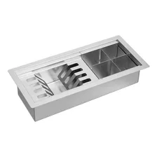 Calha Organizadora Deca Cozinha Inox Sistema 450x206x90mm