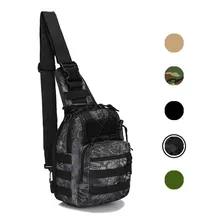 Bolso Cruzado Táctico Militar Pechera Uso Rudo Impermeable