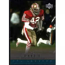 Fútbol Nfl 2000 Upper Deck Legends 73 Ronnie Lott 49ers