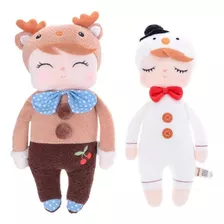 Kit Boneco De Neve + Angela Deer Boy 33cm - Metoo