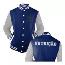 Jaqueta College Bordada Nutrição Feminino