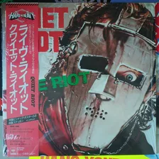 Lp Quiet Riot Live Riot Importado Japan Obi Impecável Usado