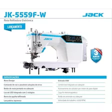 Reta Com Refilador Eletrônica Direct Drive Jack Jk-5559fw