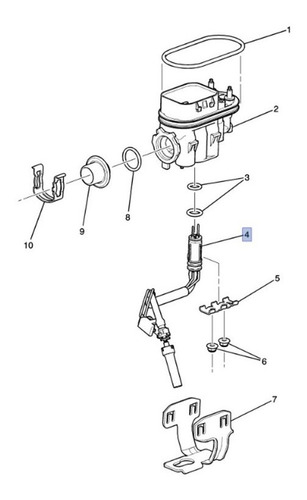 Inyector Combustible Chevrolet Express 1500 4.3l V6 2005 Foto 6