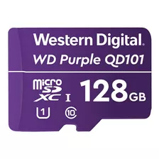 Cartão Micro Sd 128gb Classe10 Wd Purple, 4600164