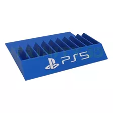 Suporte P/ Jogos Playstation 5 Ps5 Capacidade 10 Jogos 1 Pc