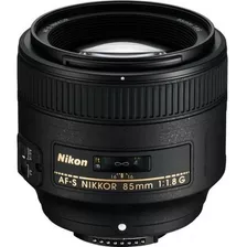 Lente Nikon Af-s 85mm F/1.8g Nova Na Caixa Garantia + Nf-e