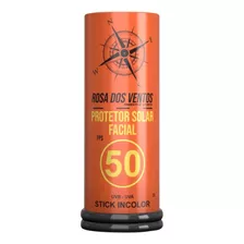 Protetor Solar Facial Vegano Rosa Dos Ventos Stick Fps50