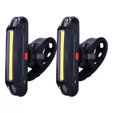 2x Lanterna Traseira Farol Led Luz Iluminação Bike Bicicleta