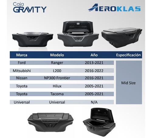 Caja De Herramientas Gravity Mitsubishi L200 2016-2022 Foto 9