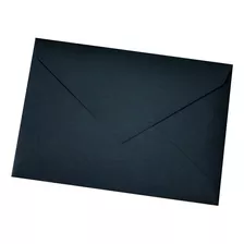 Envelope Bico 16x22 Preto 180gr Clássico P/ 15x21cm - 20 Pçs